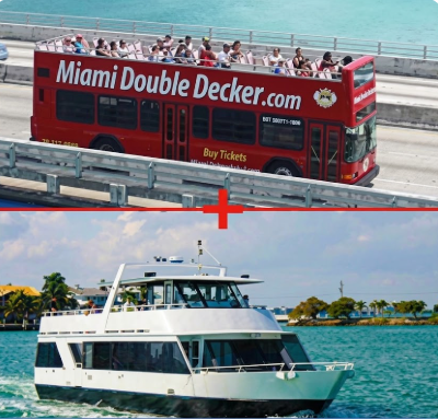 Miami Bus & Boat Combo: Official Booking Center at Bayside Marketplace